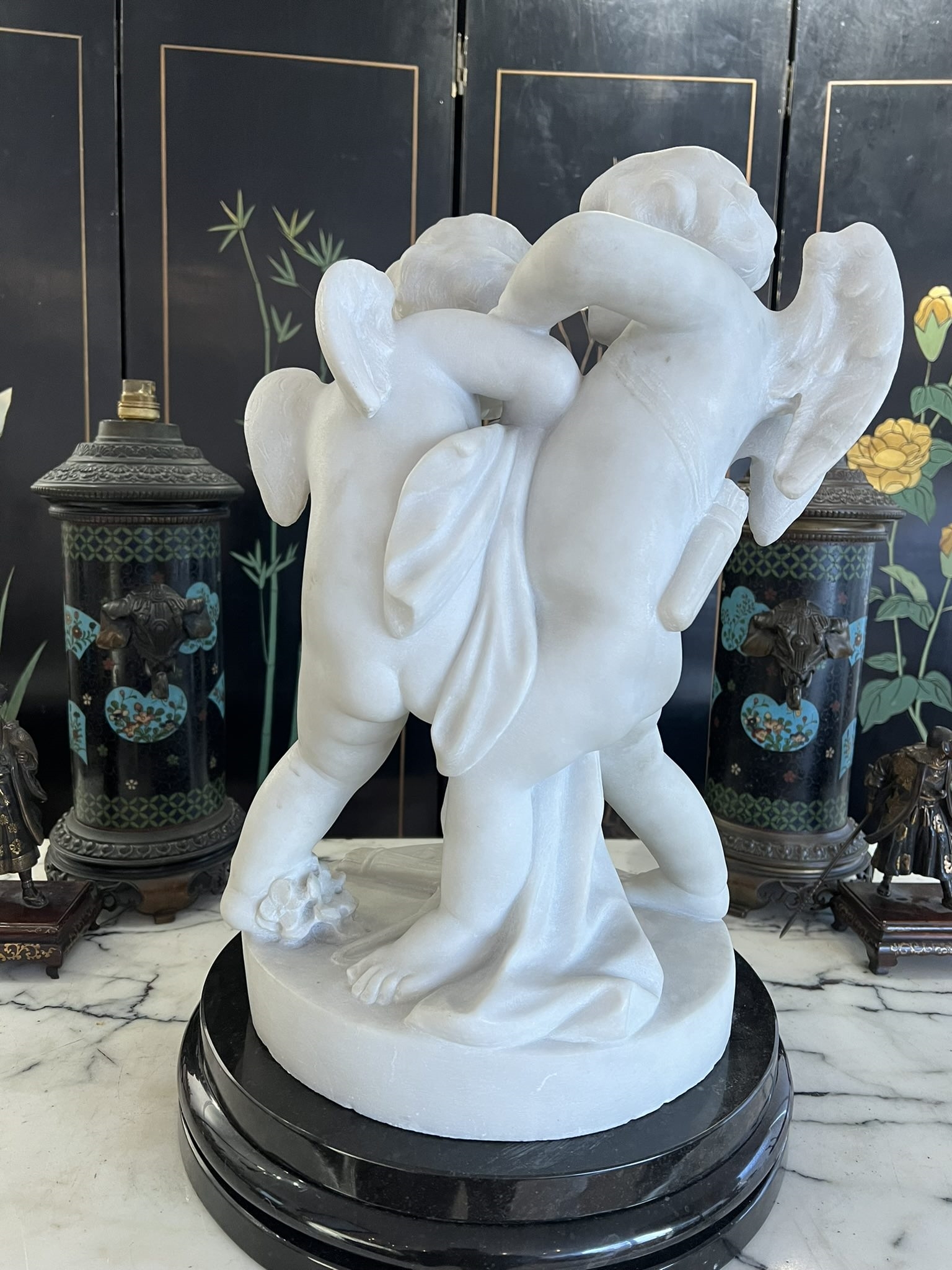 Étienne-Maurice Falconet | A 19TH CENTURY ITALIAN MARBLE FIGURAL GROUP ...