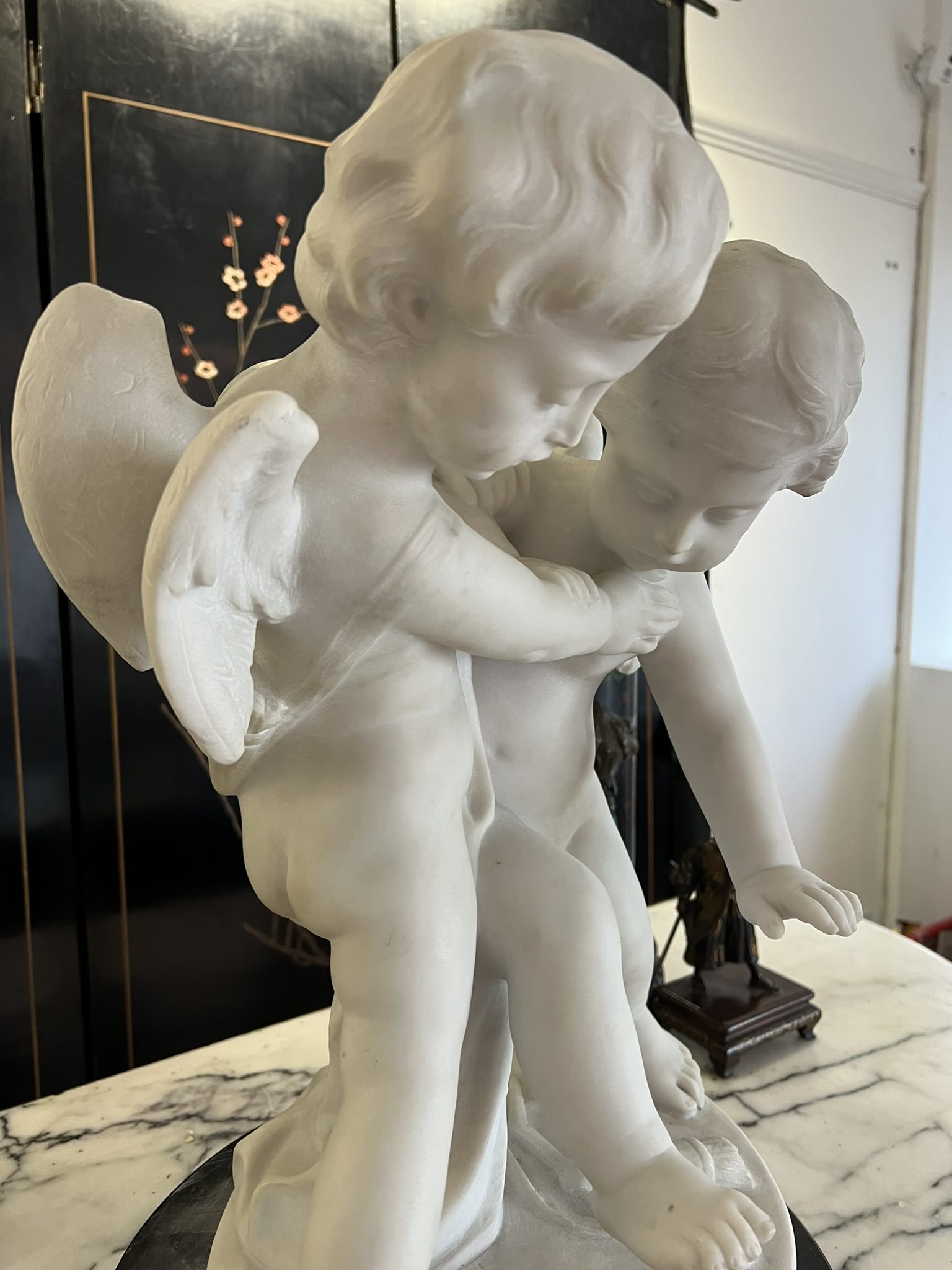 Étienne-Maurice Falconet | A 19TH CENTURY ITALIAN MARBLE FIGURAL GROUP ...