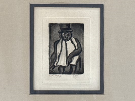 Georges Rouault | Two Georges Roualt Etchings | MutualArt