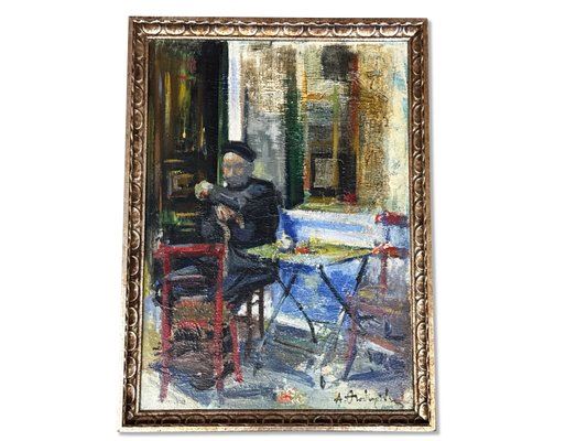 Angelos Theodoropoulos Oil/Canvas: Portrait by Angelos Theodoropoulos