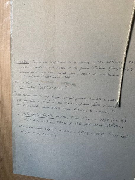 Artwork by Théophile Behaeghel, Portrait of Graziella, Made of Charcoal and gouache drawing on paper