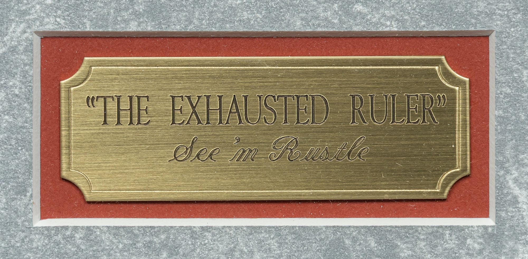 Boots Reynolds | The Exhausted Ruler | MutualArt