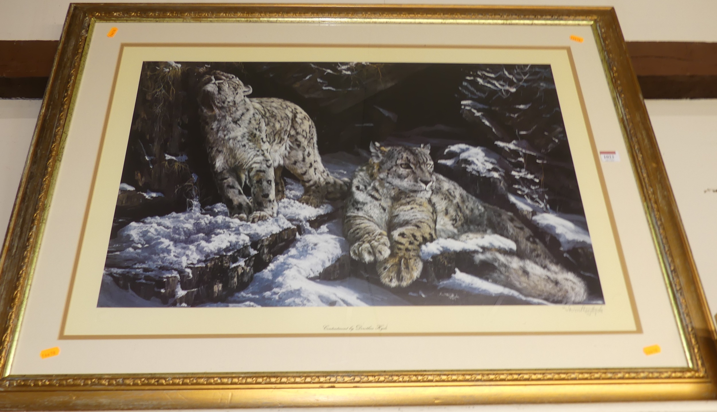 Artwork by Dorothea Buxton-Hyde, Dorothea Hyde - Contentment, Made of limited edition print