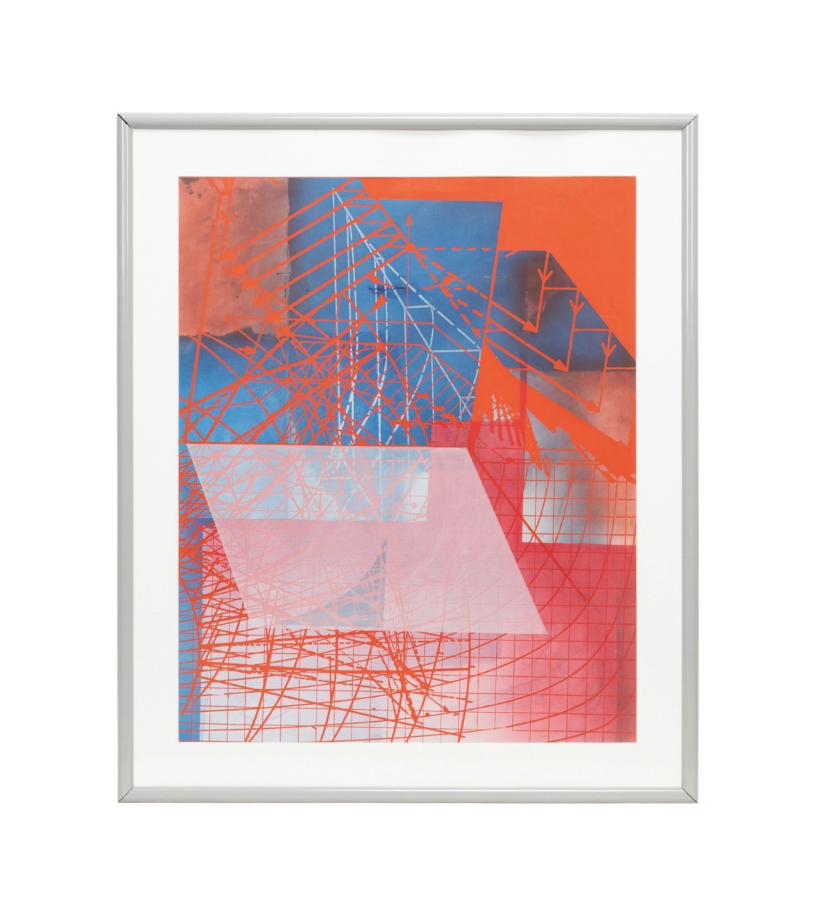 Artwork by Steven Holm, . Untitled - Abstraction - 1980, Made of Color silkscreen on paper