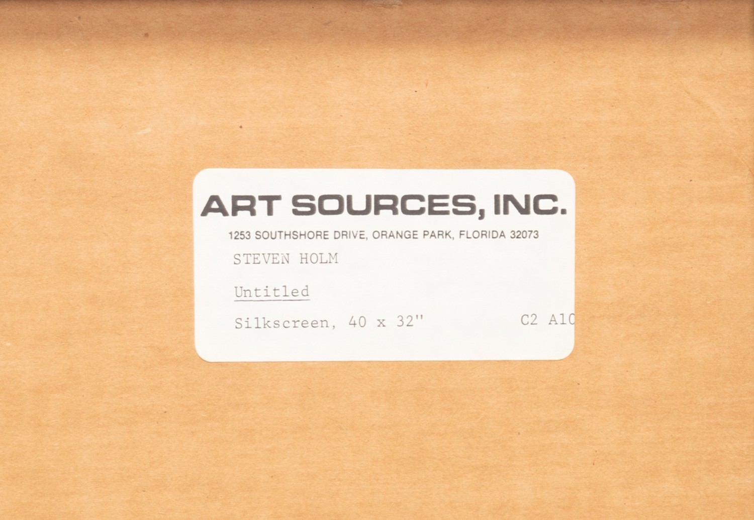 Artwork by Steven Holm, . Untitled - Abstraction - 1980, Made of Color silkscreen on paper