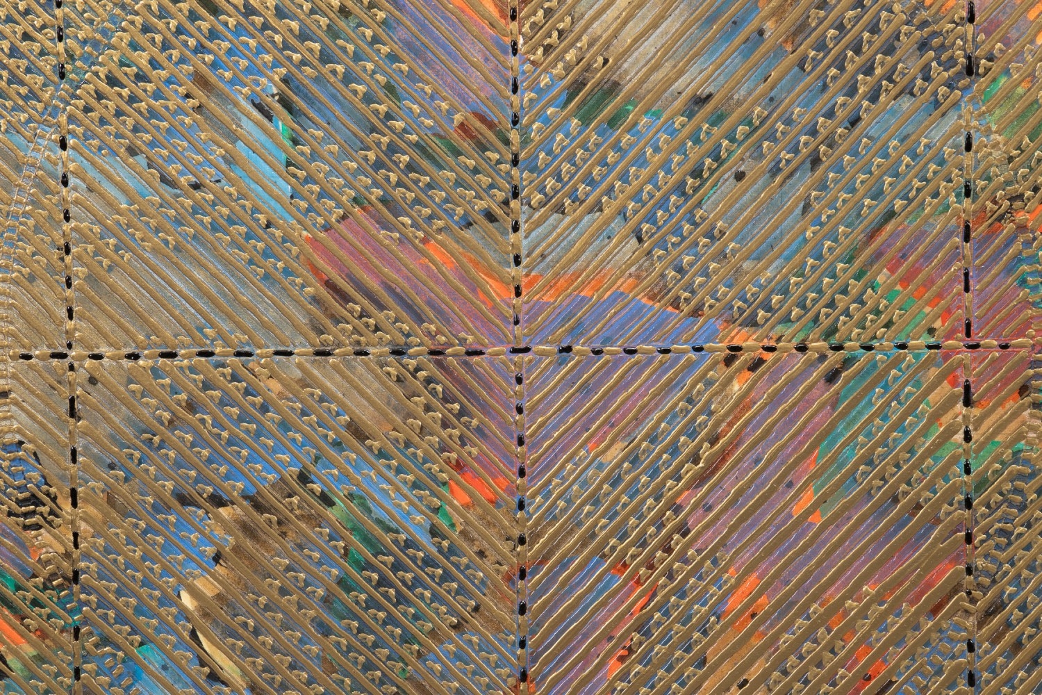 Artwork by Frank Faulkner, Untitled (Diamond I), Made of acrylic on canvas