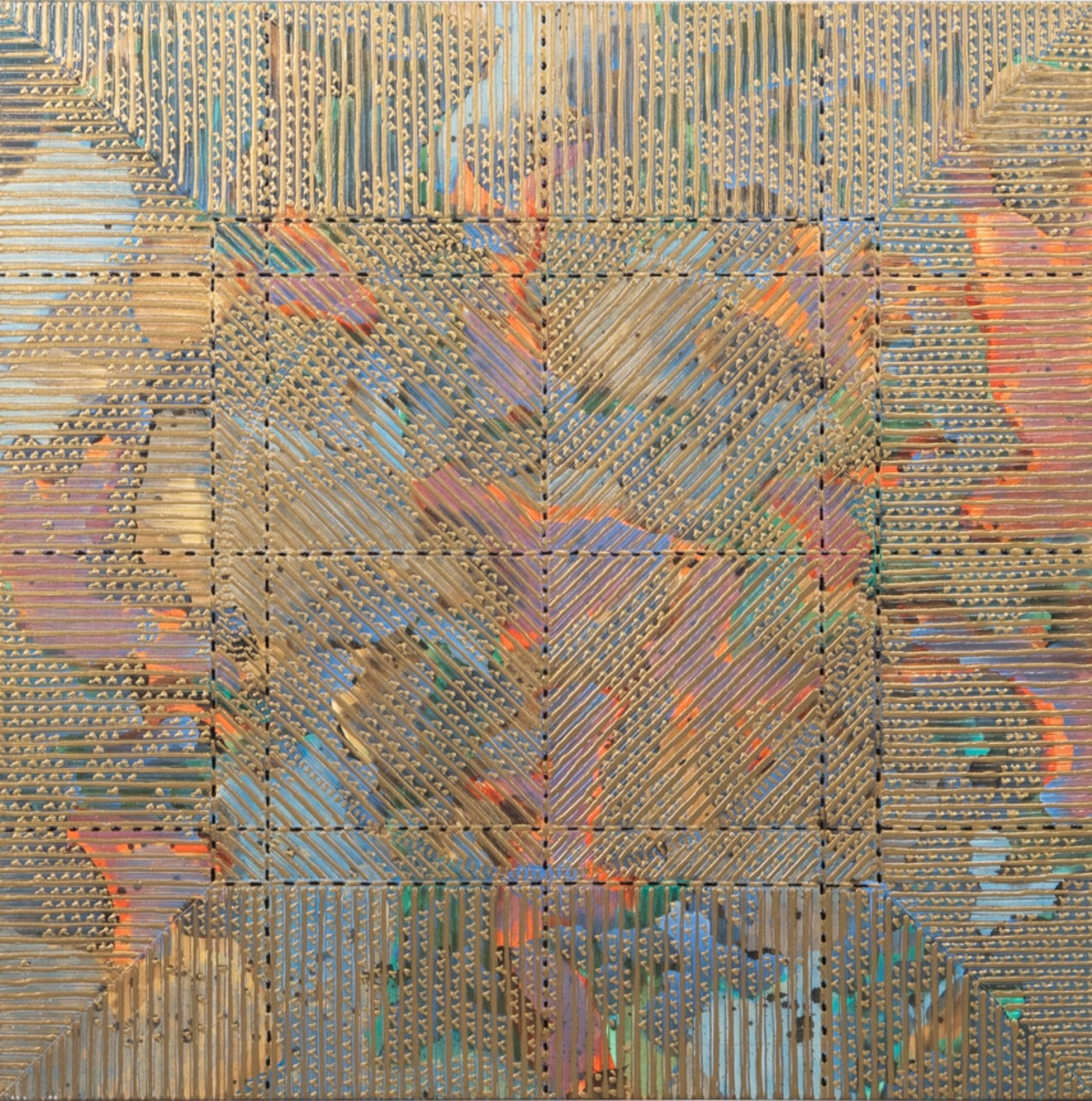 Artwork by Frank Faulkner, Untitled (Diamond I), Made of acrylic on canvas