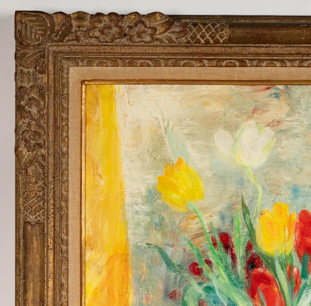 Artwork by Lê Phổ, Les Tulipes, Made of oil on canvas