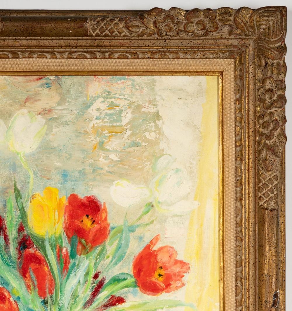 Artwork by Lê Phổ, Les Tulipes, Made of oil on canvas
