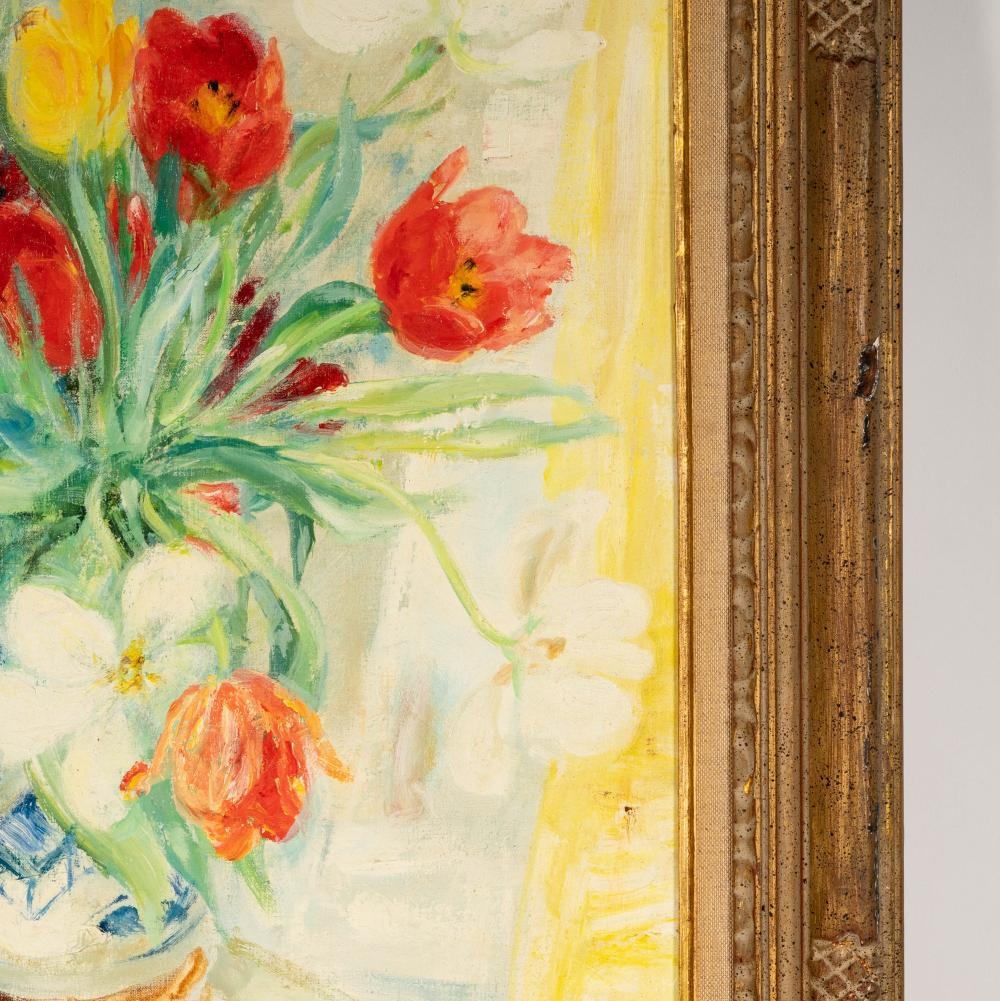 Artwork by Lê Phổ, Les Tulipes, Made of oil on canvas