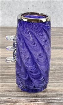 Claude Kurtz Studio Art Glass Vase - Claude Kurtz