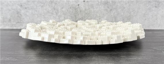 Jeremy Hatch | Jeremy Hatch Montana Porcelain Lego Sculpture | MutualArt