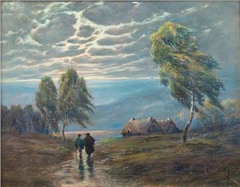 Balade sous la tempête - Albert Gougey