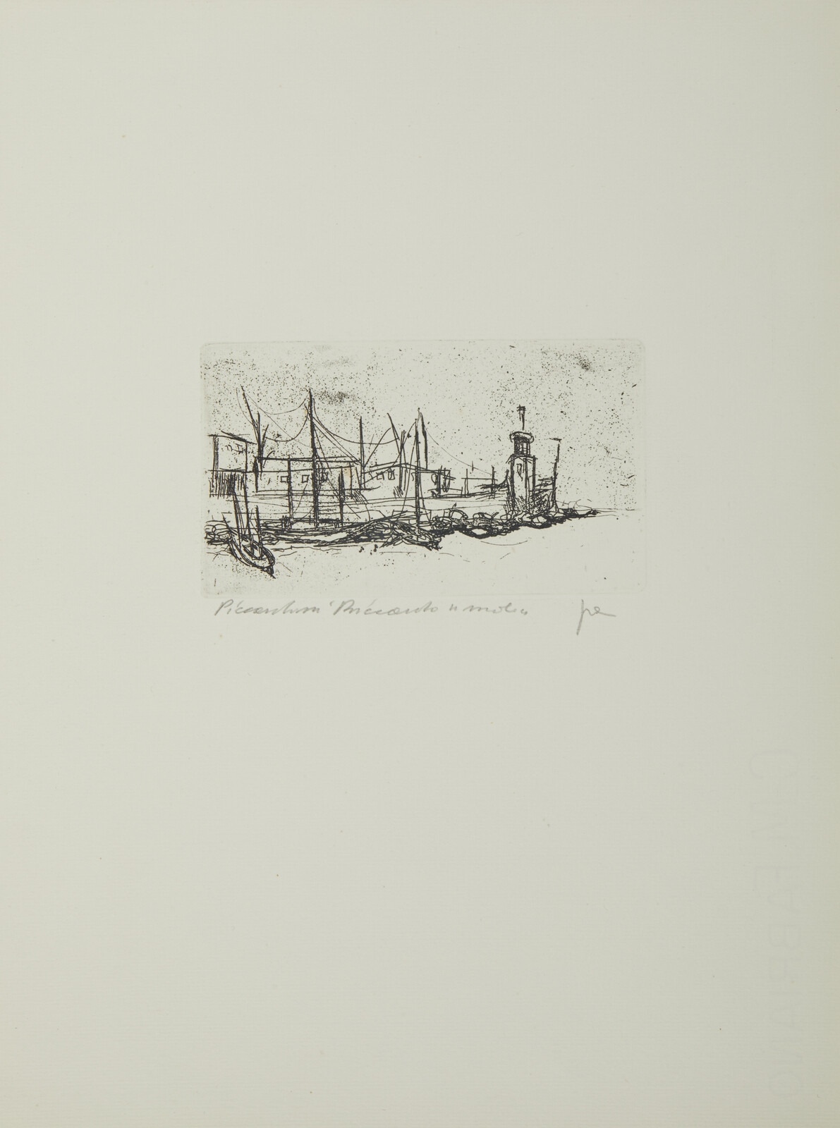 Artwork by Riccardo Piccardoni, MOLO, Made of Eching