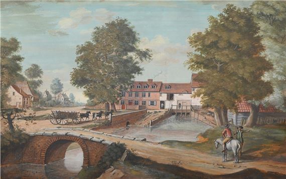 A VIEW OF A MILL AT BLACKHEATH - Thomas Sandby
