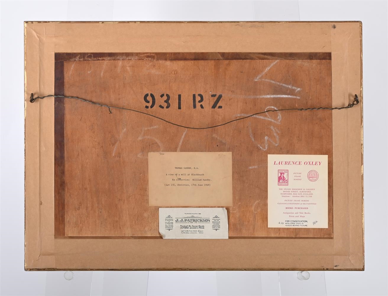 Artwork by Thomas Sandby, A VIEW OF A MILL AT BLACKHEATH, Made of Pencil, watercolour and bodycolour