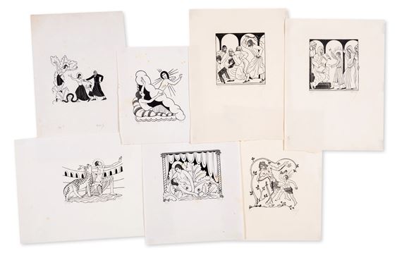 192Gill (Eric) A group of 7 wood-engravings to illustrate