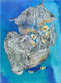 Owls and Crocodile - Cécile Massol (20th Century)