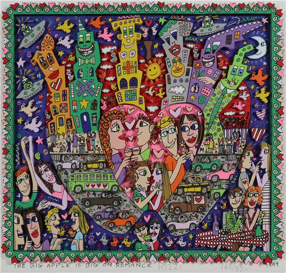 James Rizzi | The world will be watching (1998) | MutualArt