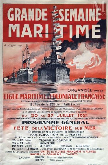 Grande Semaine Maritime & Coloniale by L. Haffner, circa 1930