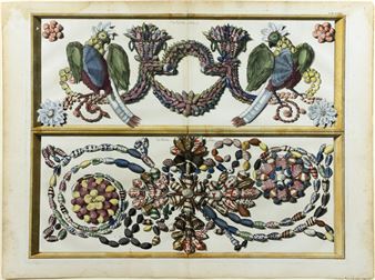 [Shell Motif, Birds] Tab XXXVI, De Derde Lade & De Vierde Lade - Albertus Seba