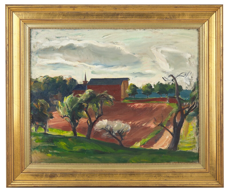 Artwork by John Fulton Folinsbee, 
Plowed Field, Made of oil on canvas