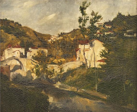 
Florence, Italy, Near Fiesole, c. 1880-81 - John Henry Twachtman