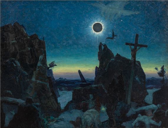 
Cimmerian Shades (Eclipse of 1925), 1925 by John Fabian Carlson, 1925