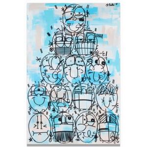 BLUE CANVAS by Timothy Curtis, 2017