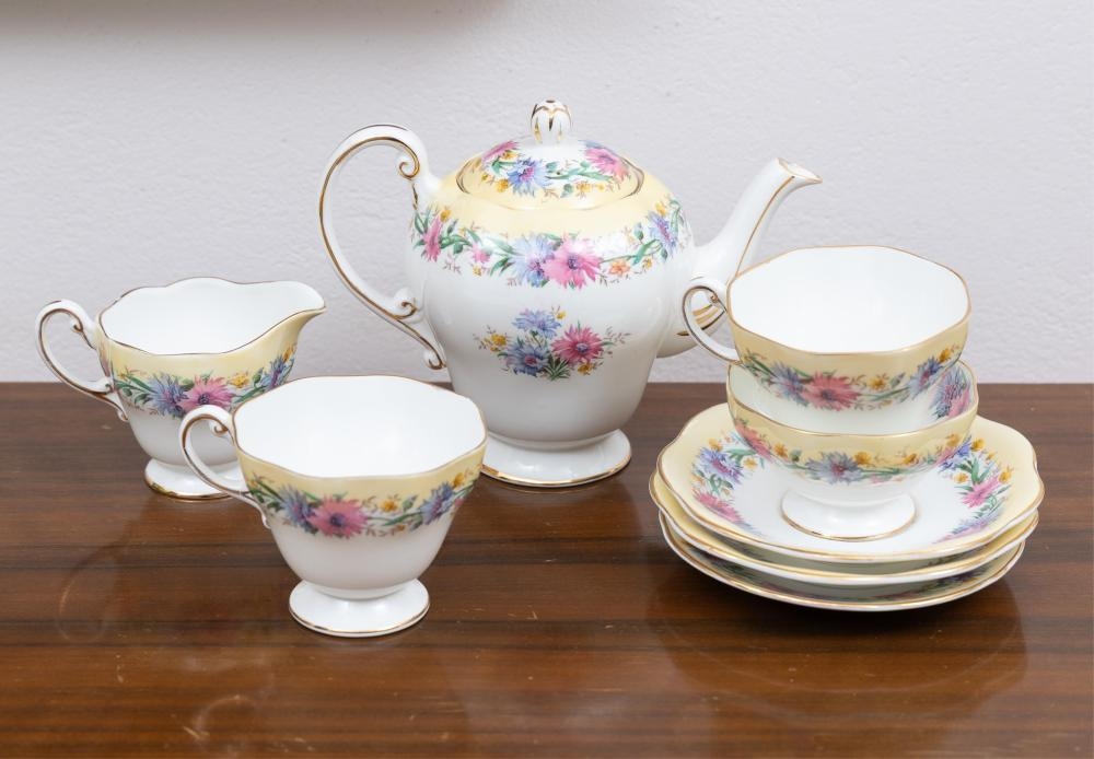 Michael Foley | A Foley bone china tete a tete in the cornflower ...