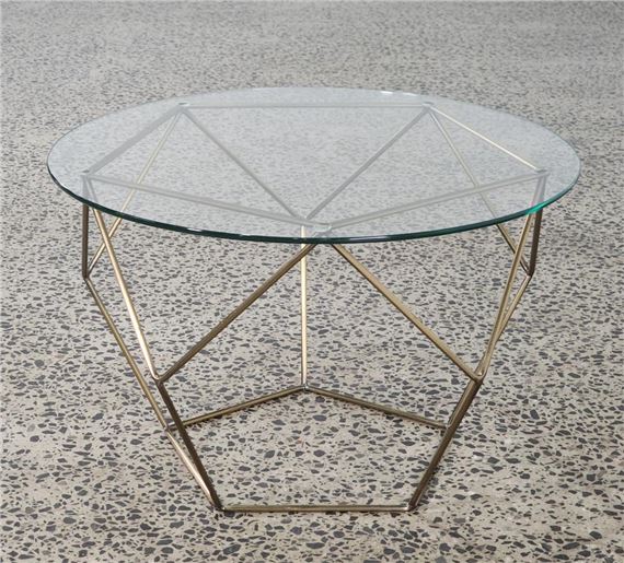 West Elm | West elm origami coffee table with glass top (47 x 72cm ...