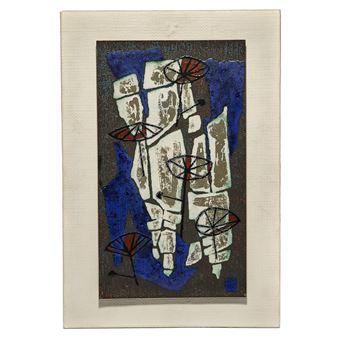 Emaljebilde - Charlotte Block Hellum