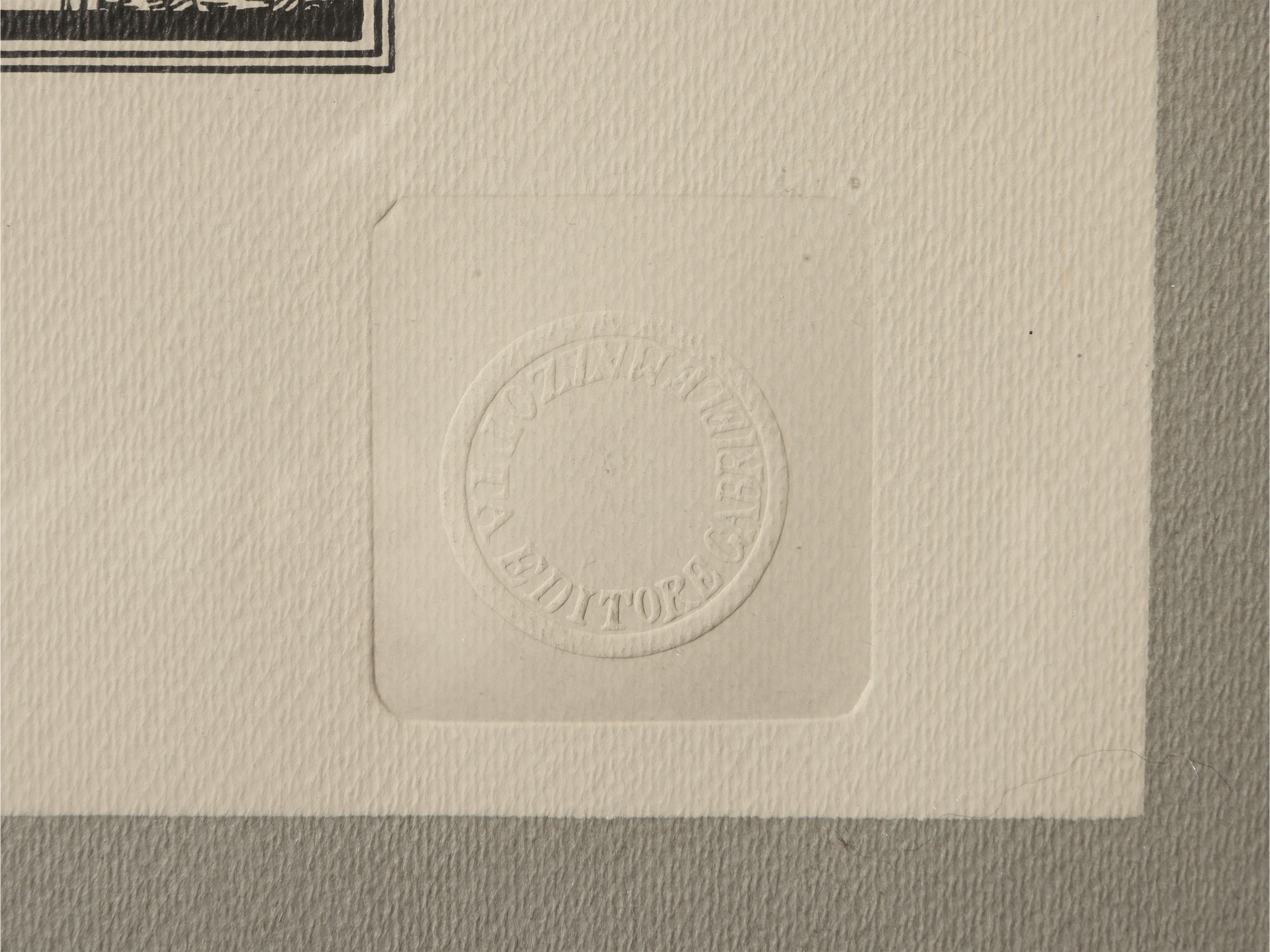 Artwork by Umberto Boccioni, Blessed Solitudo - Beatitudo alone, 1982, Made of print