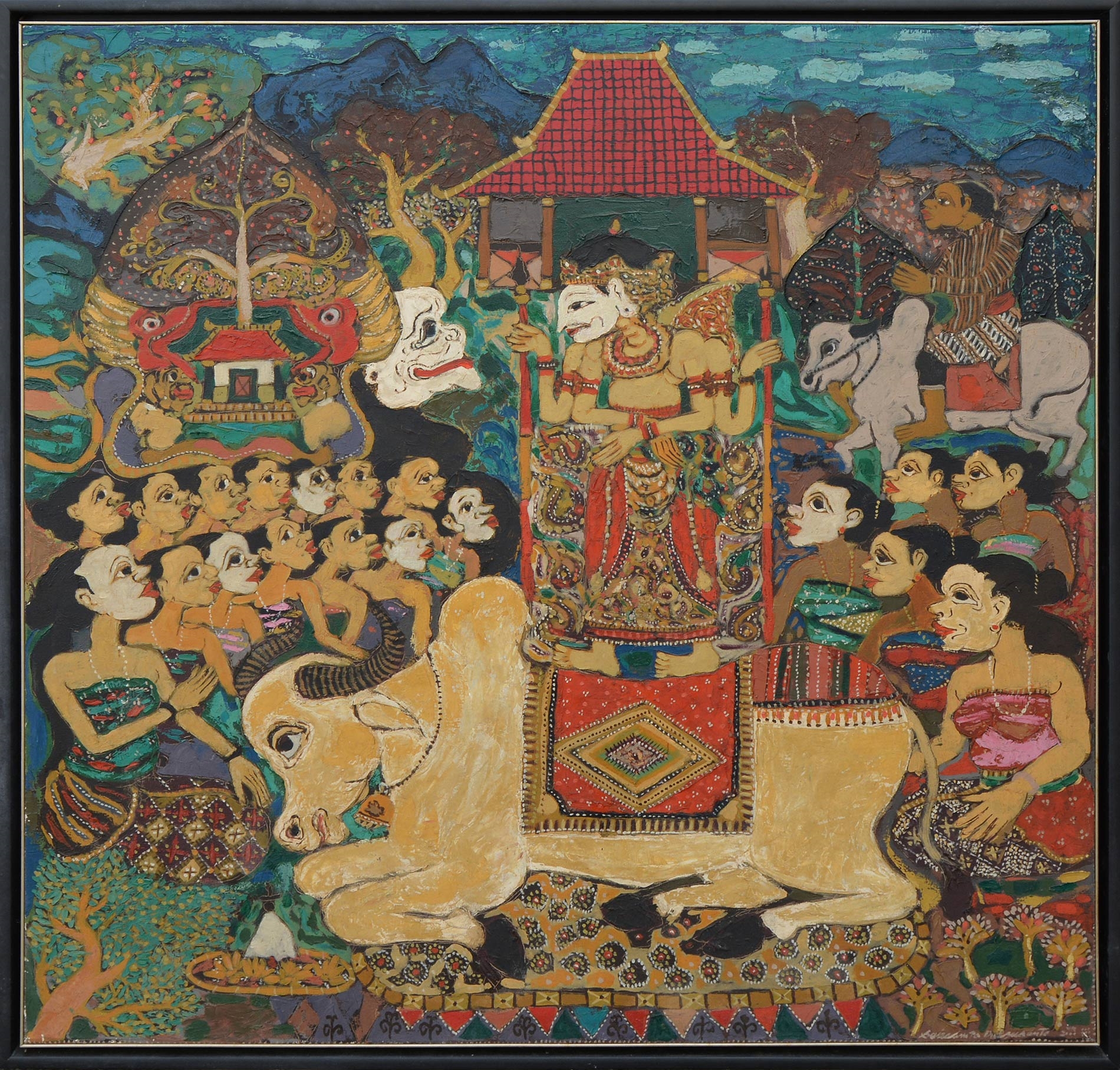 Artwork by Sukamto Dwi Susanto, Titah Raja, Made of oil on canvas