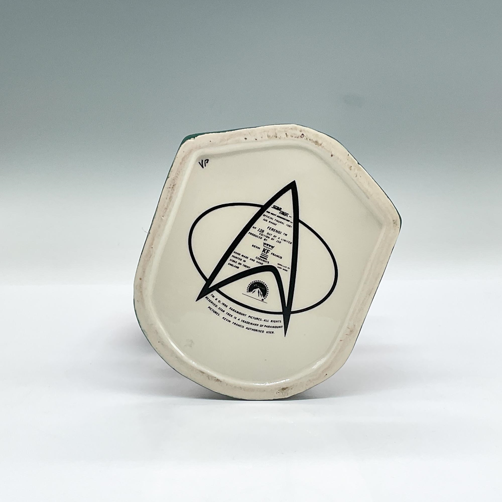 Artwork by Kevin Francis Ceramics, Star Trek Ferengi, Ltd Ed. Figurine, Made of hand painted