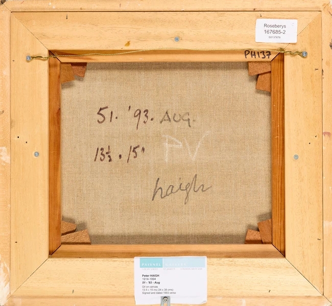 Artwork by Peter Haigh, 51, Made of oil on canvas