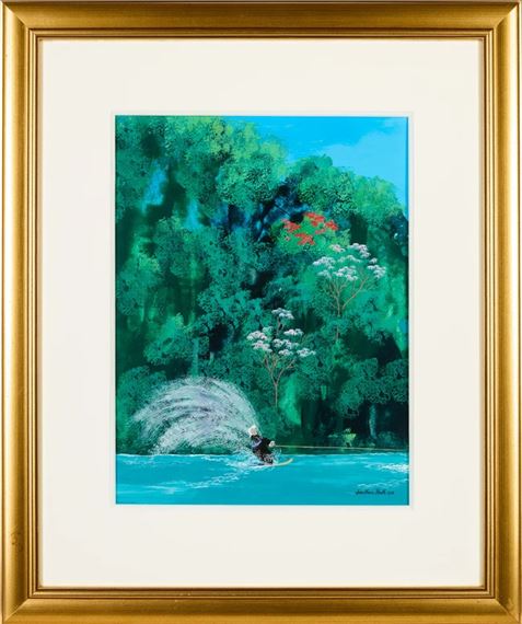 Jonathan Routh | Queen Victoria on Water Skis (1976) | MutualArt