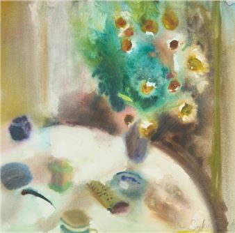 Still life with flowers; Untitled - Sophie Knight