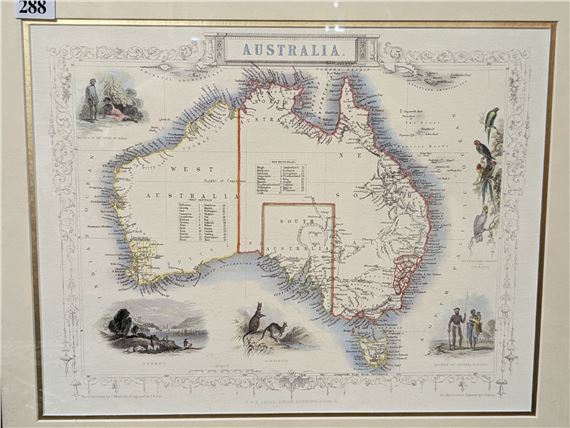 MAP OF AUSTRALIA - J & F Tallis