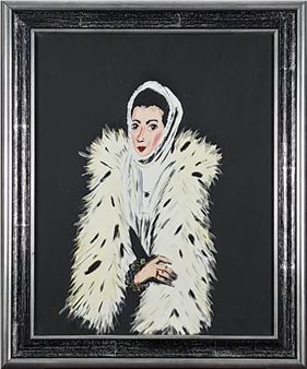 Portrait of a lady in a fur etola insp. by Alonso Sanchez Coello (according to A.D. 2019 research - Magdalena Kopczyk