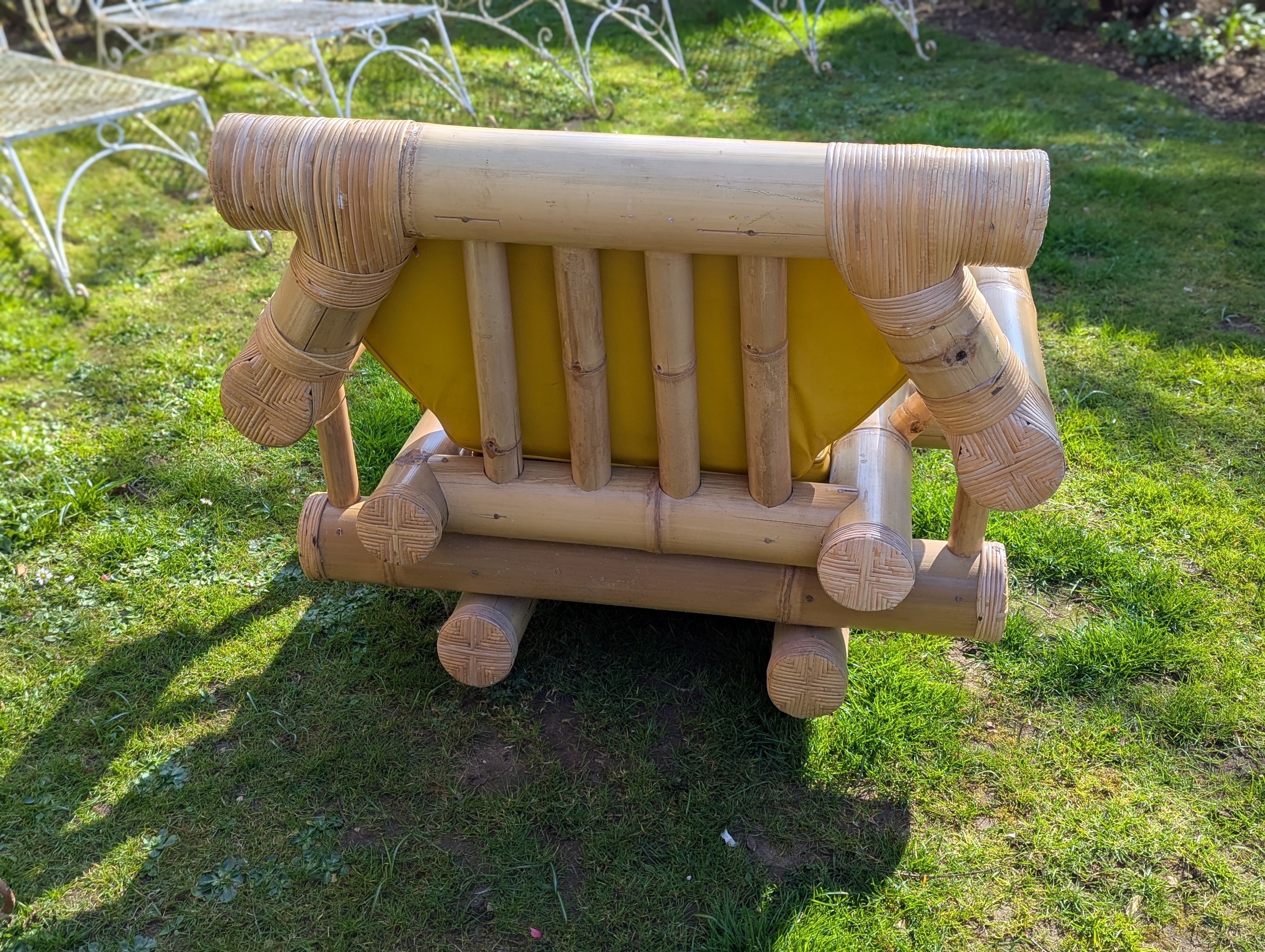 Budji Layug | A 1970s style bamboo and wicker armchair (1970s) | MutualArt