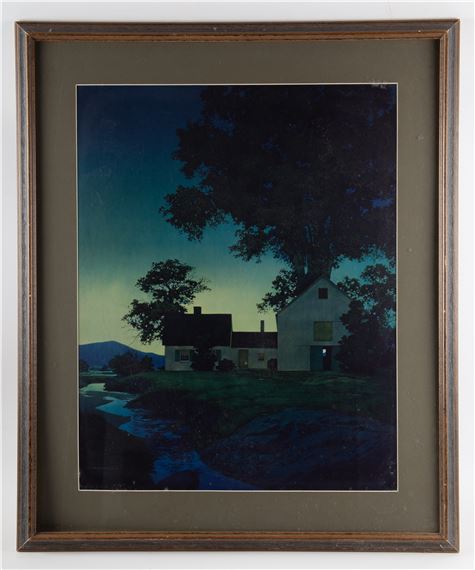 MAXFIELD PARRISH TWILIGHT PRINT by Maxfield Parrish