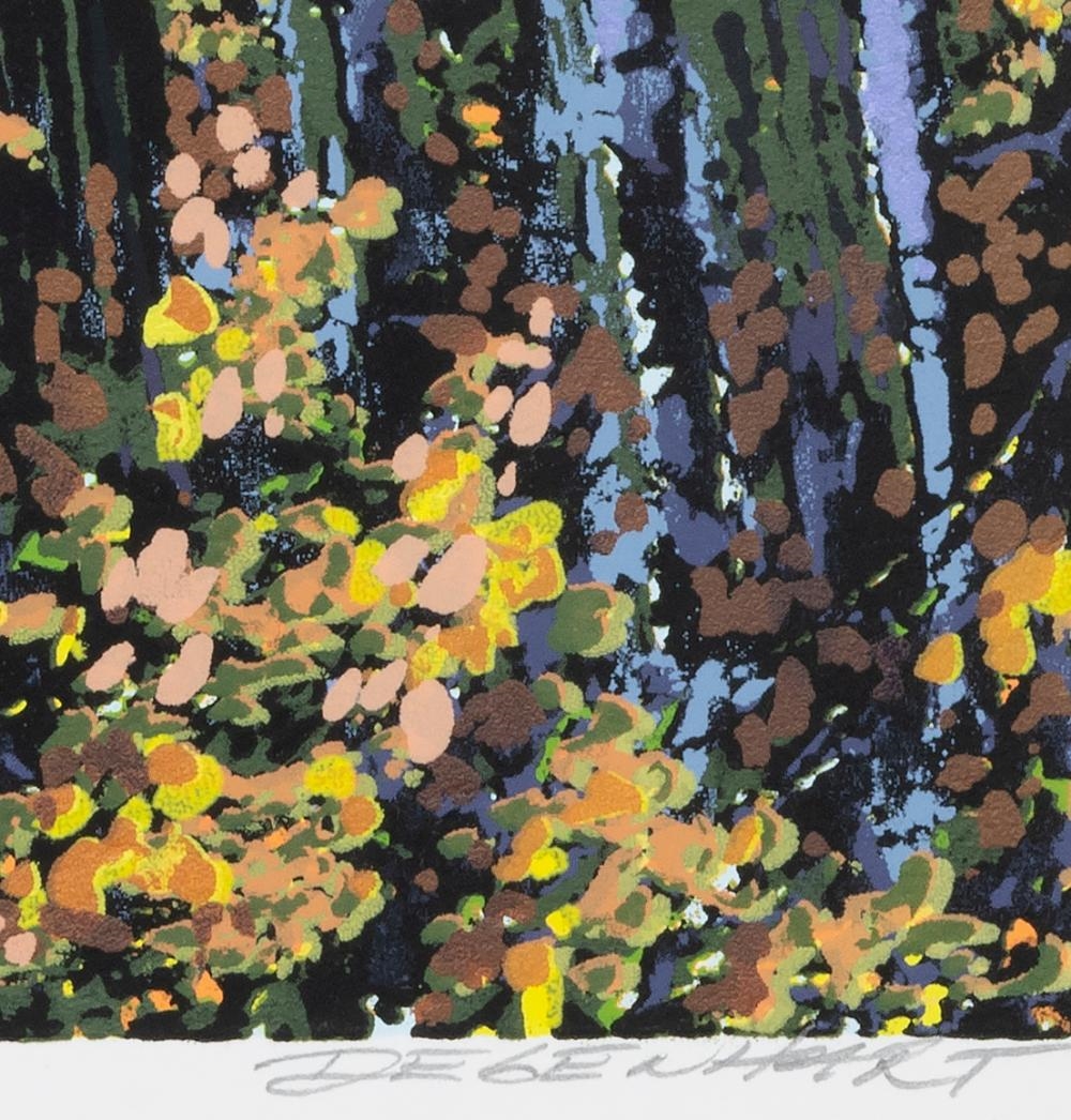 Artwork by Eltje Degenhart, Beaver Trail, Fall, Made of Limited edition serigraph on heavy card stock