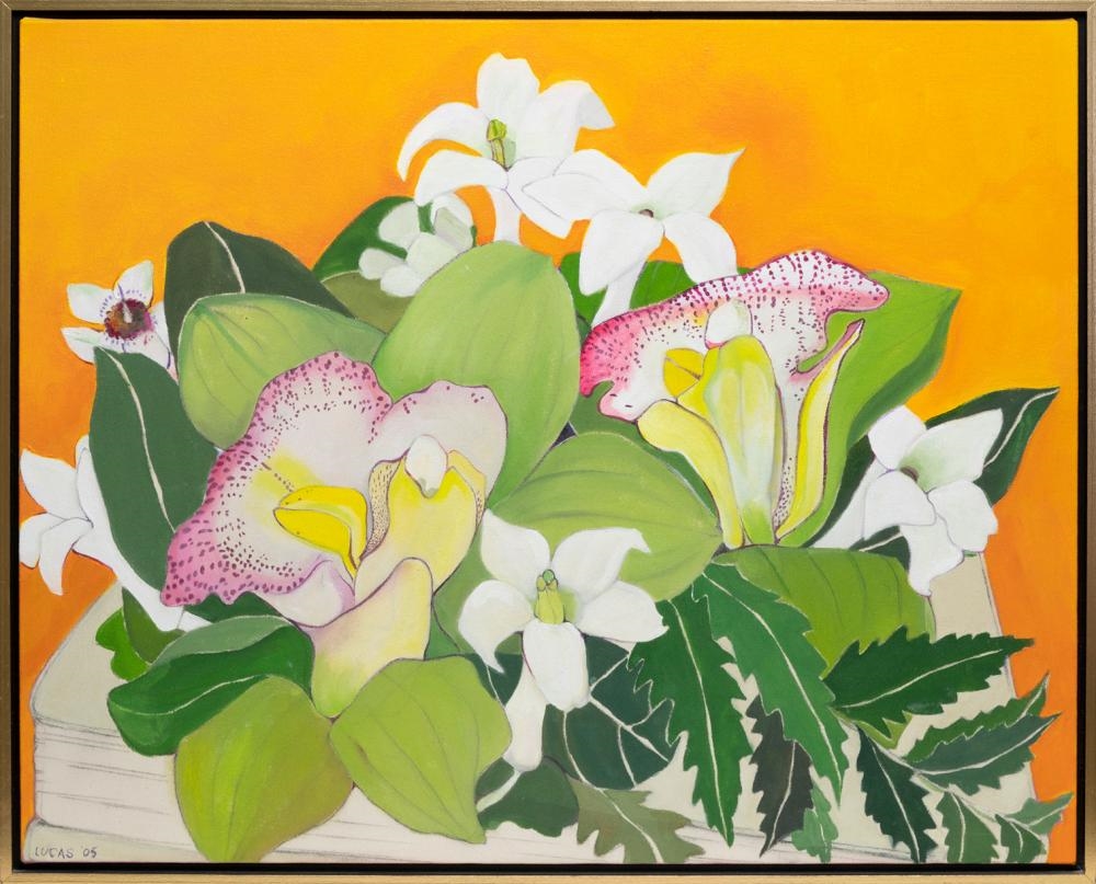 Artwork by Helen Lucas, Wedding Bouquet, Made of Acrylic on canvas