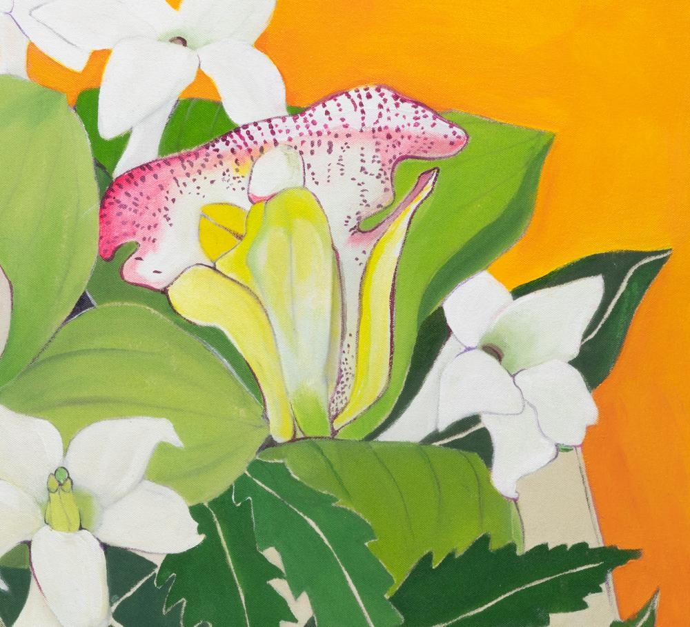 Artwork by Helen Lucas, Wedding Bouquet, Made of Acrylic on canvas