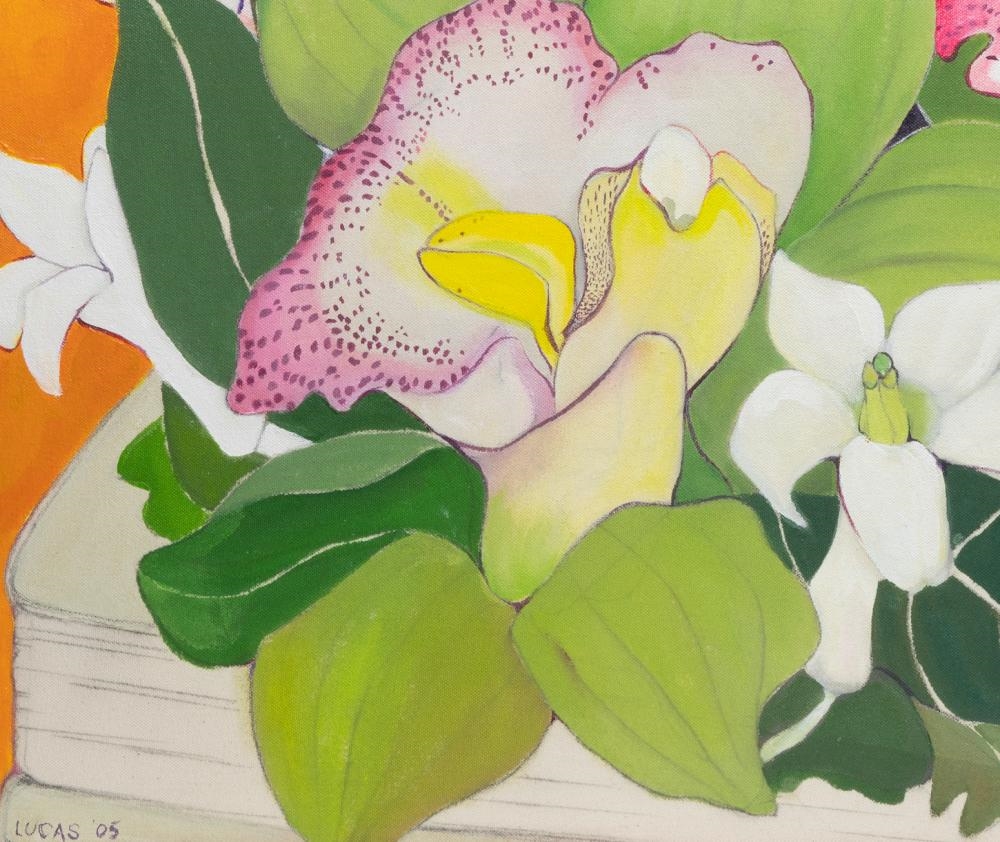 Artwork by Helen Lucas, Wedding Bouquet, Made of Acrylic on canvas