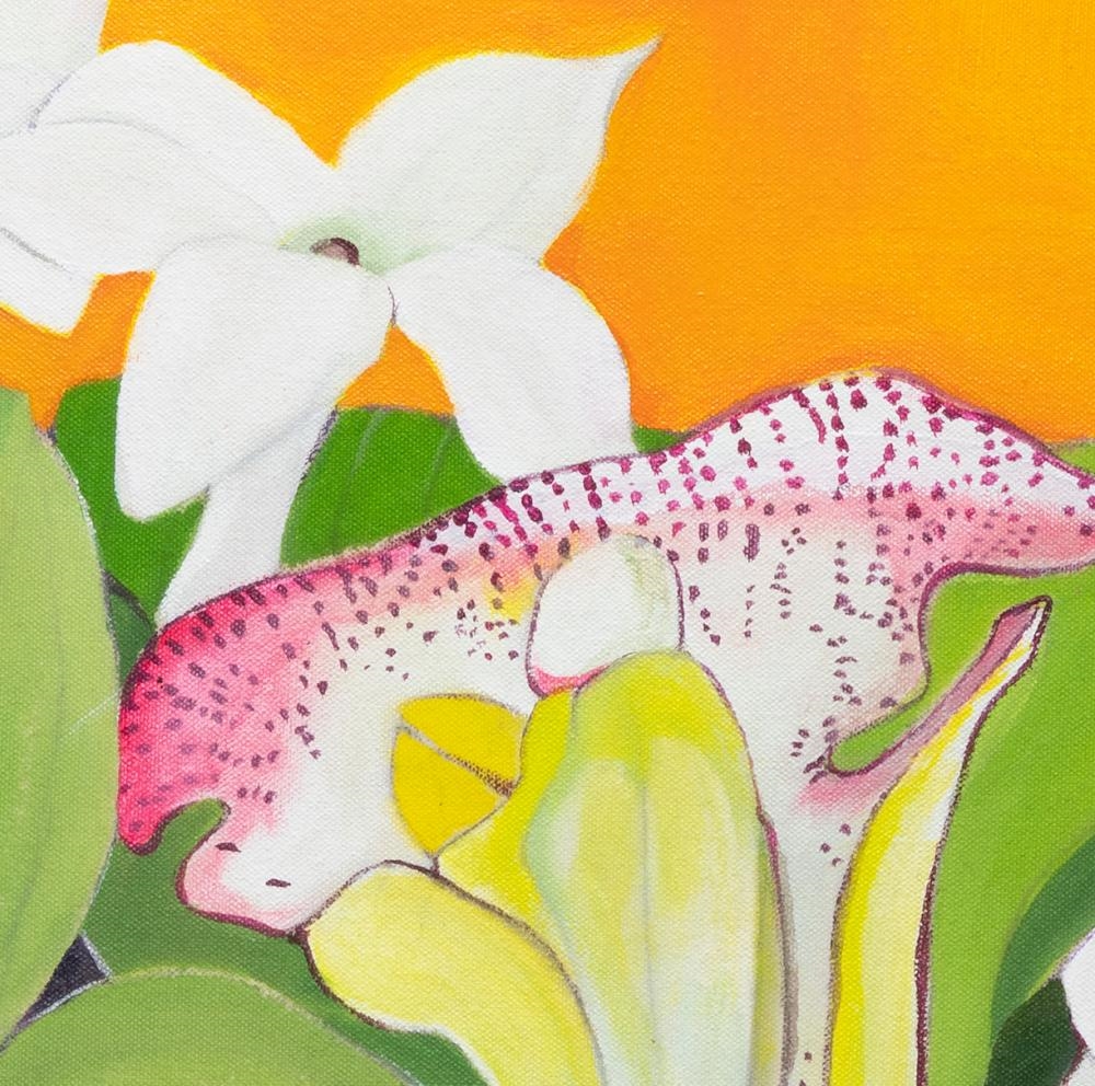 Artwork by Helen Lucas, Wedding Bouquet, Made of Acrylic on canvas