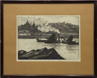 Warszawa z cyklu „Brzegiem Wisły - Barbara Maziarska-wolodzko