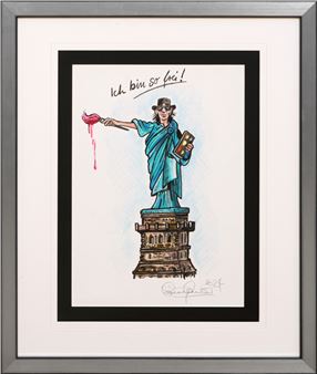 Ich bin so frei: Udo Lindenberg als Freiheitsstatue - Jörg Knör