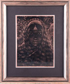 Bildnis einer Orientalin - Bernhard‏ Cullmann